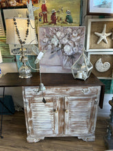 Load image into Gallery viewer, Vintage Side Board/Cabinet Solid Wood 30&quot;W X Extends to 54&quot;W X 18&quot;X 33&quot;H
