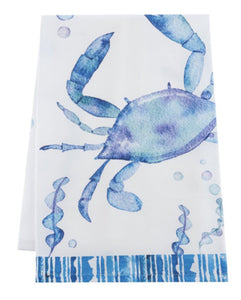 15498 Coastal Critter Tea Towel-Crab