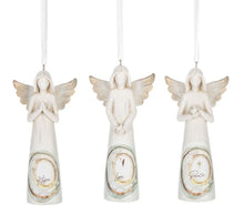Load image into Gallery viewer, 15336L Watercolor Angel Ornament Love
