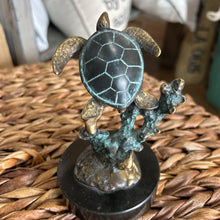 Load image into Gallery viewer, SPI Gallery Turtle hand sculpted in brass

