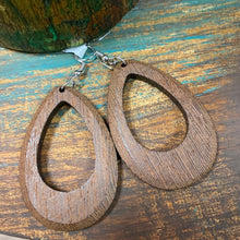 Load image into Gallery viewer, Wood Carved Earrings
