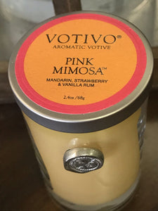 13781 Pink Mimosa No.16 Votivo Votive 2.4 oz, 20-25 hrs