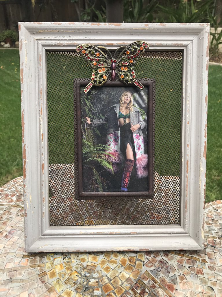 10844 Butterfly Picture Frame, 3 x 5