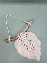 Load image into Gallery viewer, Macrame Feather Wall Hanging
