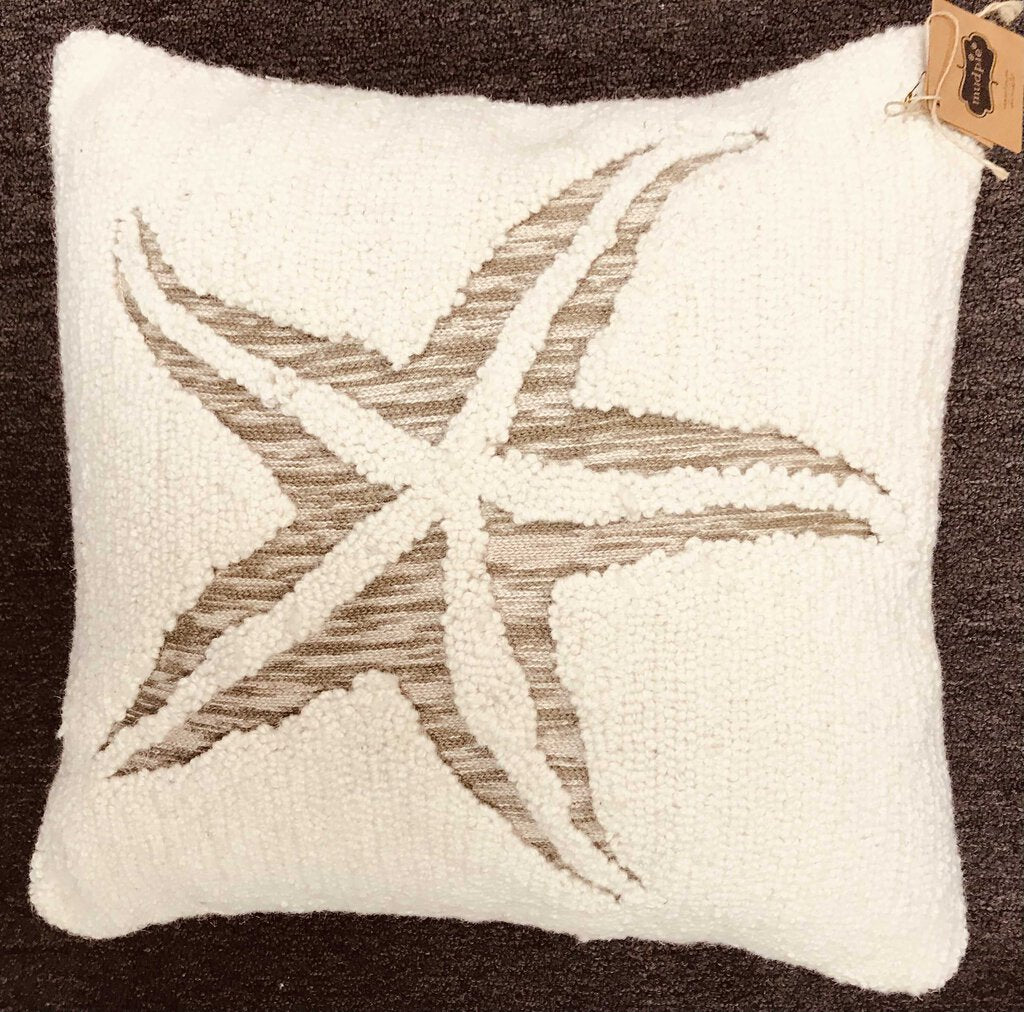 13581 Starfish/Sand Dollar Cutout Pillow