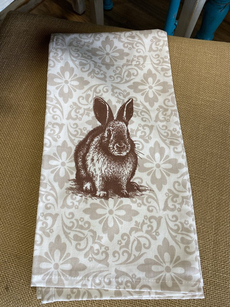 Bunny Taupe T-Towel