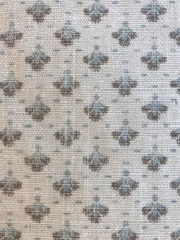 Load image into Gallery viewer, Clarabelle Runner-Ivory, Blue/Taupe Mini Print, Cotton-14w x 73L
