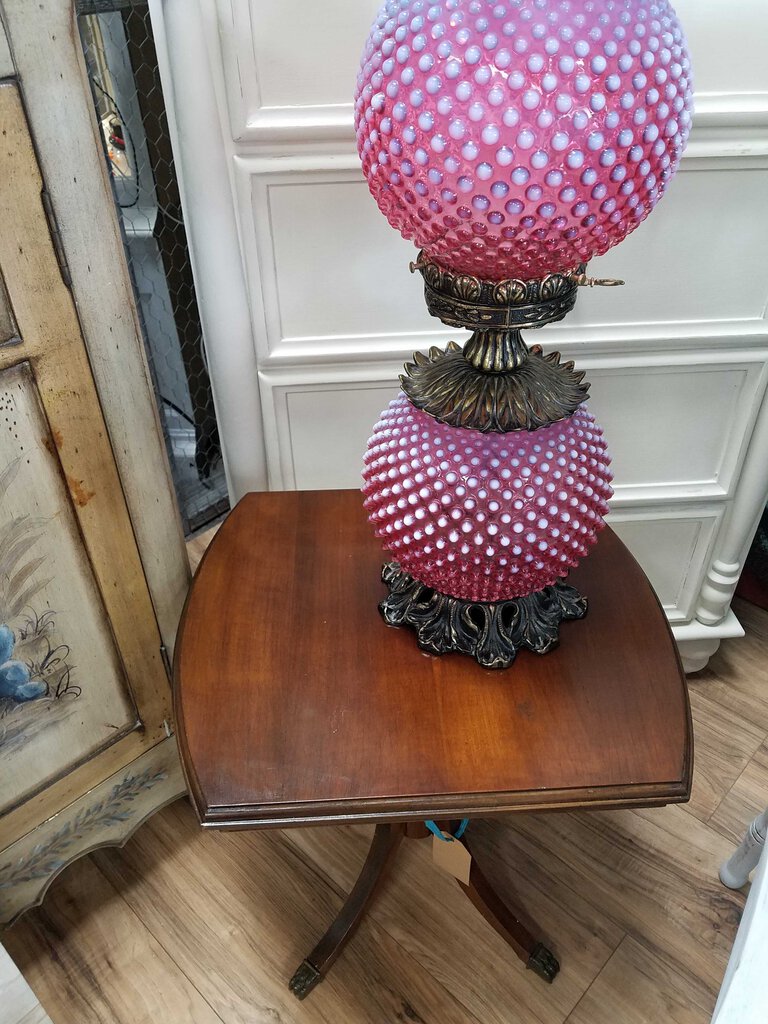 Small vintage claw foot table 16