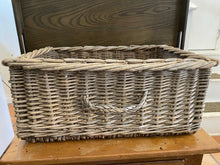 Load image into Gallery viewer, Weathered Farmhouse Basket 20.5W,14.5D,8.5H bpv003
