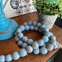 Load image into Gallery viewer, Boho Wooden Beads Slate Blue
