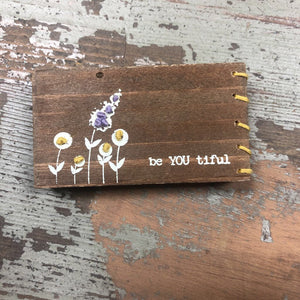 Be you tiful stitched block