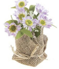 Load image into Gallery viewer, 14387 Daisy Bunch Mini Floral w/Burlap
