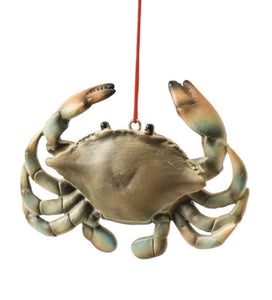 14499 Blue Crab Ornament, 4 x 3"