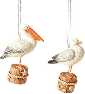 14487 Seagull Ornament, 3.5"
