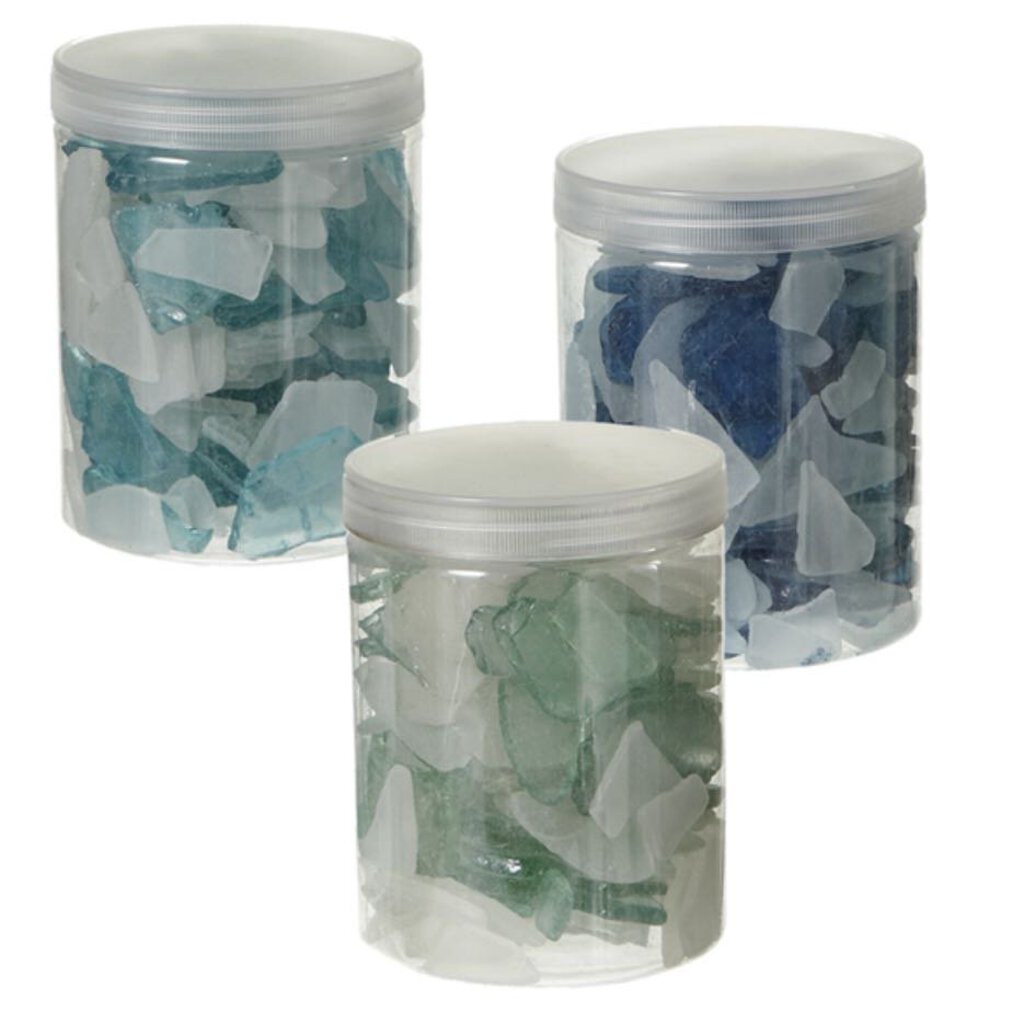 14503 Seaglass Container, Assorted