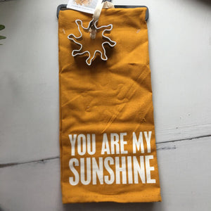 Towel and cutter set You are my sunshine 105904 113021