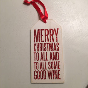 Good Wine bottle tag 11232125240