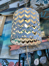 Load image into Gallery viewer, Beachy Coastal Modern Hanging Lamp with Bulb
