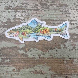 Fish Scene Sticker