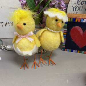 Fancy Easter Chicks Set of 2