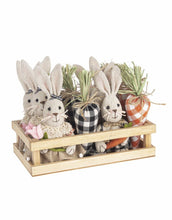 Load image into Gallery viewer, 14686 Bunny/Carrot Ornament, Assorted
