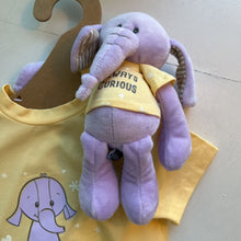 Load image into Gallery viewer, Elephant Plush and Shirt Gift Set 040722DD
