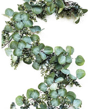 Load image into Gallery viewer, Eucalyptus/Boxwood garland 79”
