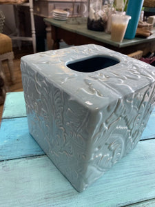 Firm Aqua Tissue Box