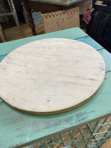 Glam Marble Round Tray
