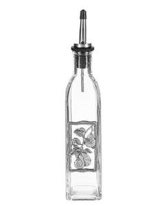 14752 Oil Bottle-Avocado, Glass/Zinc 10 oz