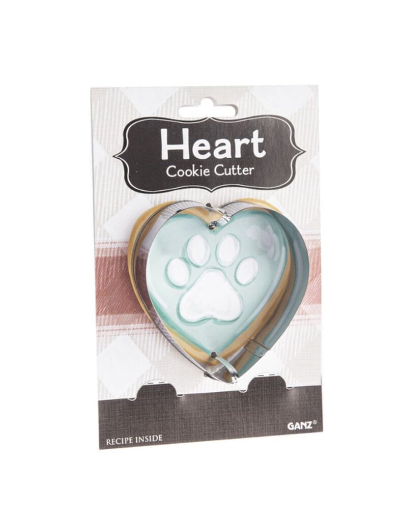 14797 Heart Cookie Cutter w/Recipe, Assorted, Steel