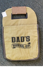 Load image into Gallery viewer, 14800 Dad&#39;s Survival Kit Beer Caddy, Canvas
