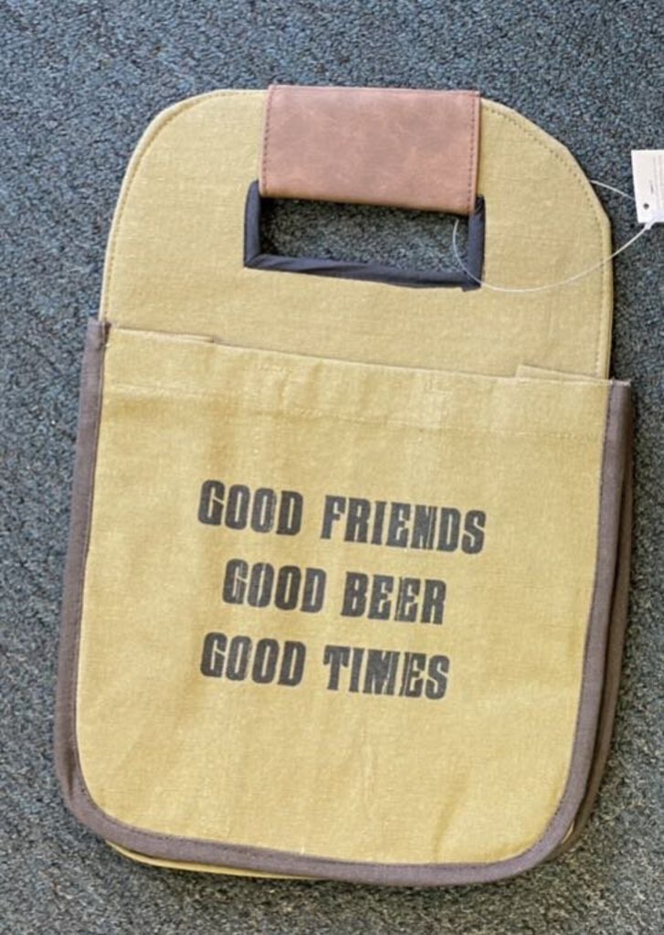 14800 Good Friend, Good Beer, Good Times, Beer Caddy, Canvas