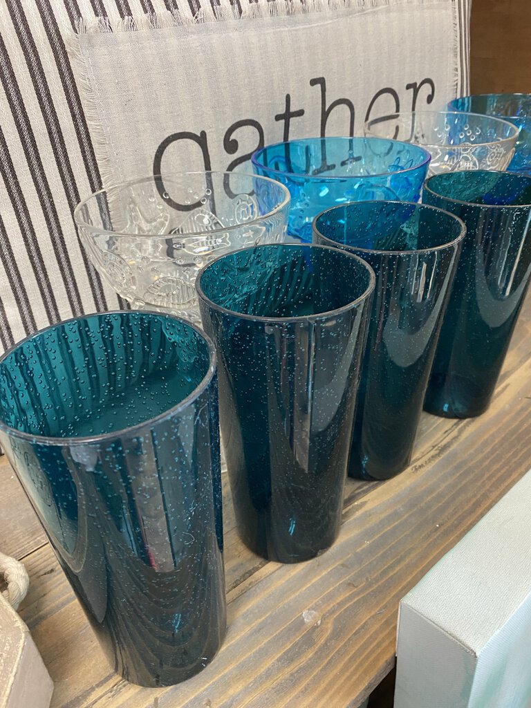 Blue Pool Water glasses set of 4?