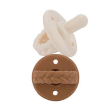 Load image into Gallery viewer, Coconut/Toffee Sweetie Soother Pacifier Set
