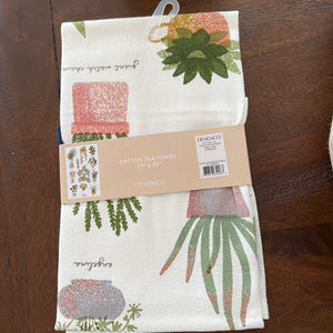 Succulent Guide Towel and Plant Stake Set DD 07142022