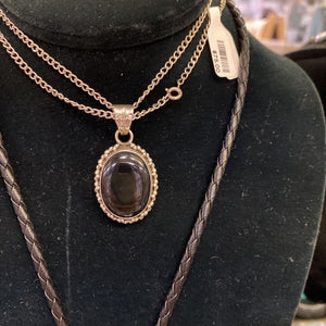 T12 SS Onyx Necklace