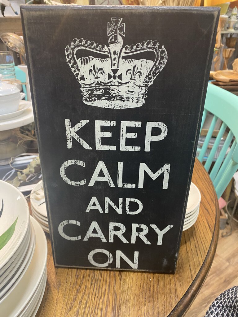 Keep Cslm and Carry on sign