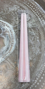 Candle Taper Pair-Blush, 12"