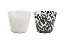 Load image into Gallery viewer, 14803 Cream Scattered Dot Candle, Vanilla, 5&quot;d x 4&quot;h

