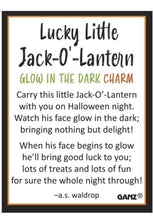 Load image into Gallery viewer, 14886 Lucky Little Jack O&#39;Lantern Charm, Glow-in-dark
