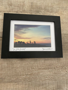 "La Jolla Sunset" Framed Photograph