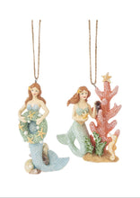 Load image into Gallery viewer, 14950 Holiday Mermaid Ornament
