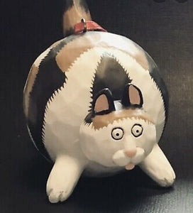 13956 Fat Cat Ornament, Orange Tabby