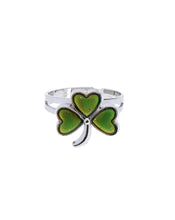 Load image into Gallery viewer, 14957 Shamrock Mood Ring, w/Card
