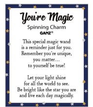 Load image into Gallery viewer, 14963 You&#39;re Magic! Spinning Star Charm w/Card
