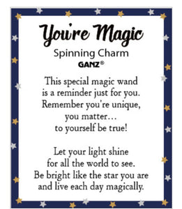 14963 You're Magic! Spinning Star Charm w/Card
