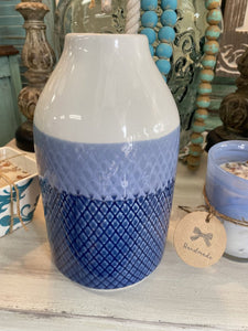Boho Blues Vase