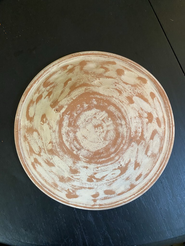 Terra cotta shell bowl