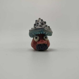 Ethan the Miniature Bearded Mushroom, Purple & Pink 1.5"